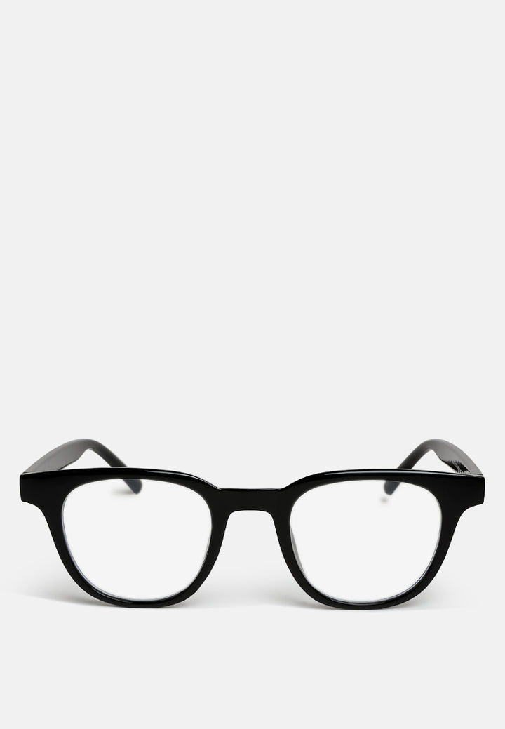 square cut wayfarer sunglasses#color_white-black