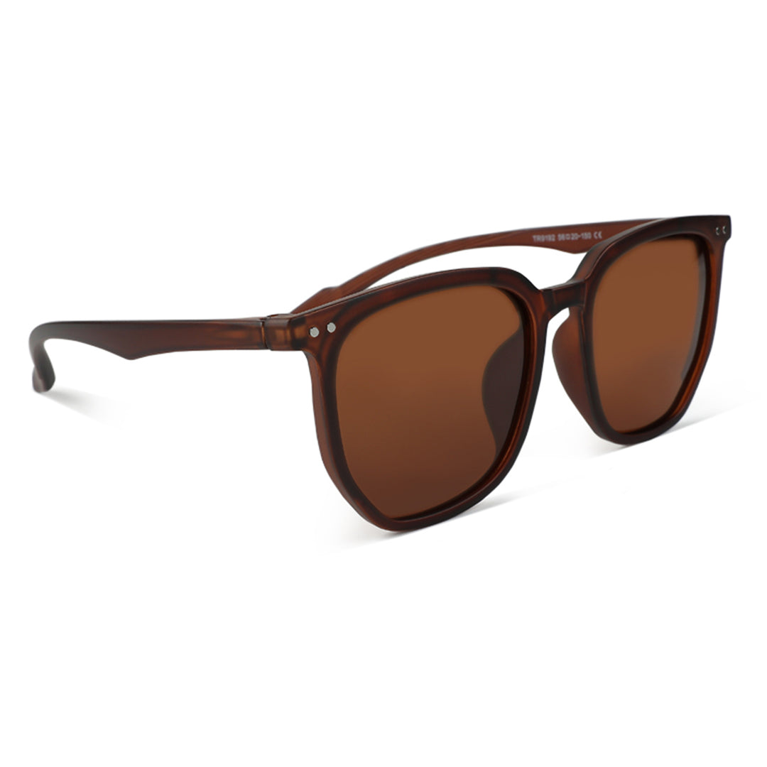 wayfarer full rim sunglasses#color_brown