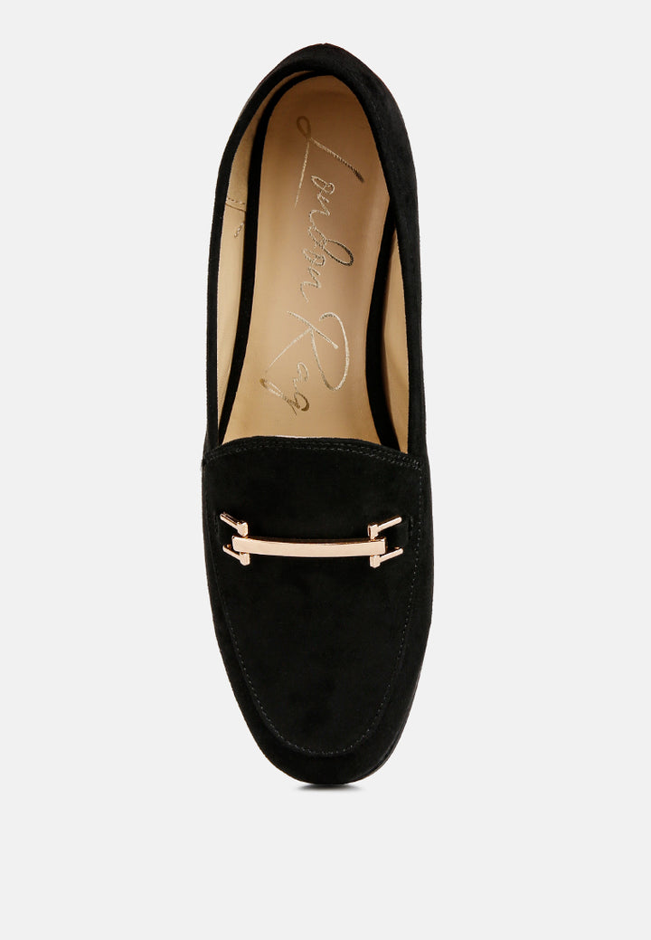 women checkered casual loafers#color_black