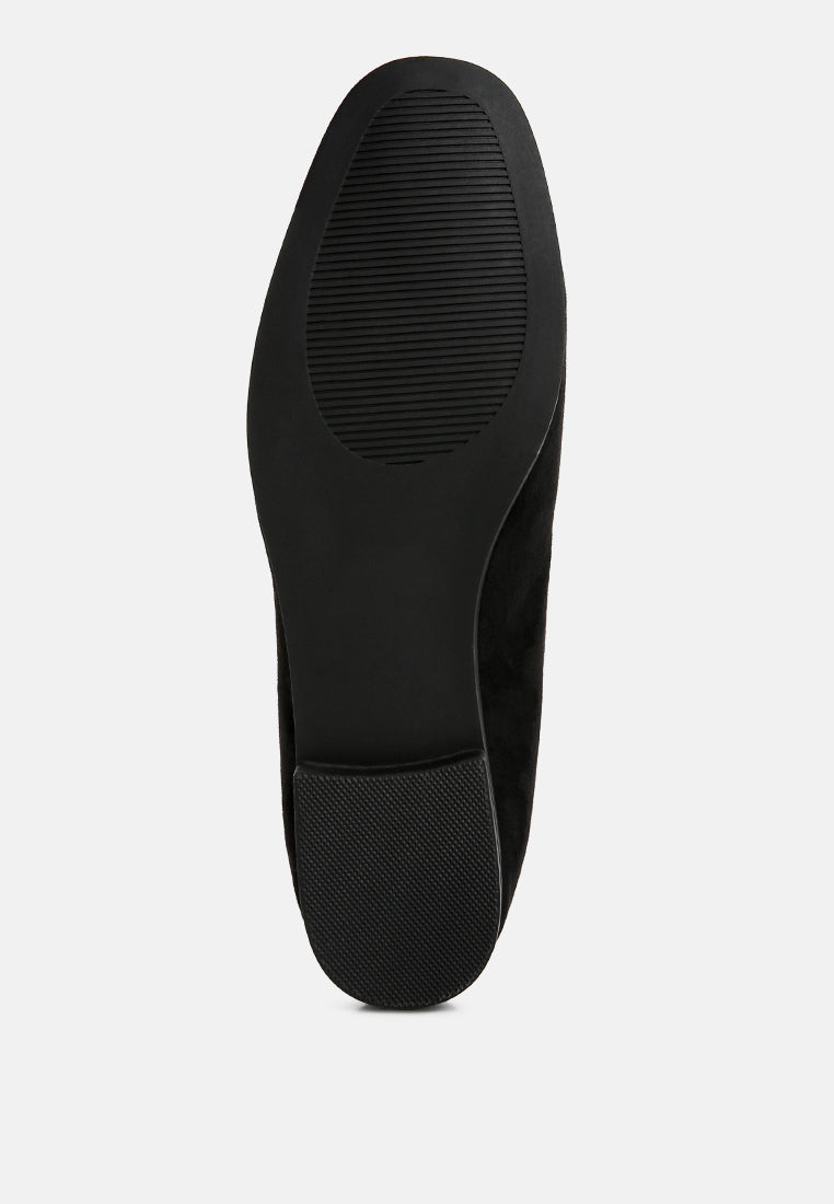 women checkered casual loafers#color_black