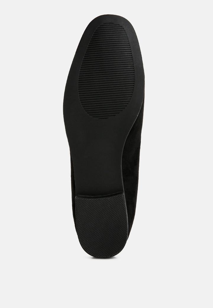 women checkered casual loafers#color_black