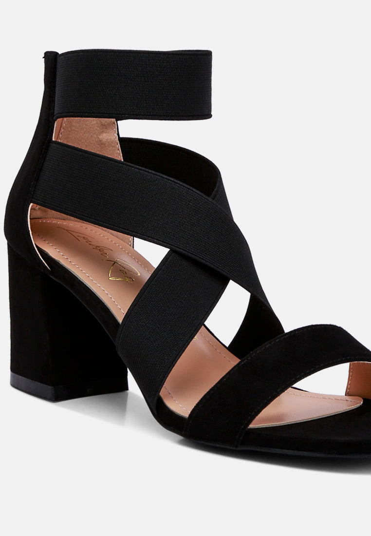 women strappy block heel sandals#color_black