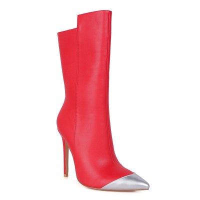dip stiletto boots#color_red