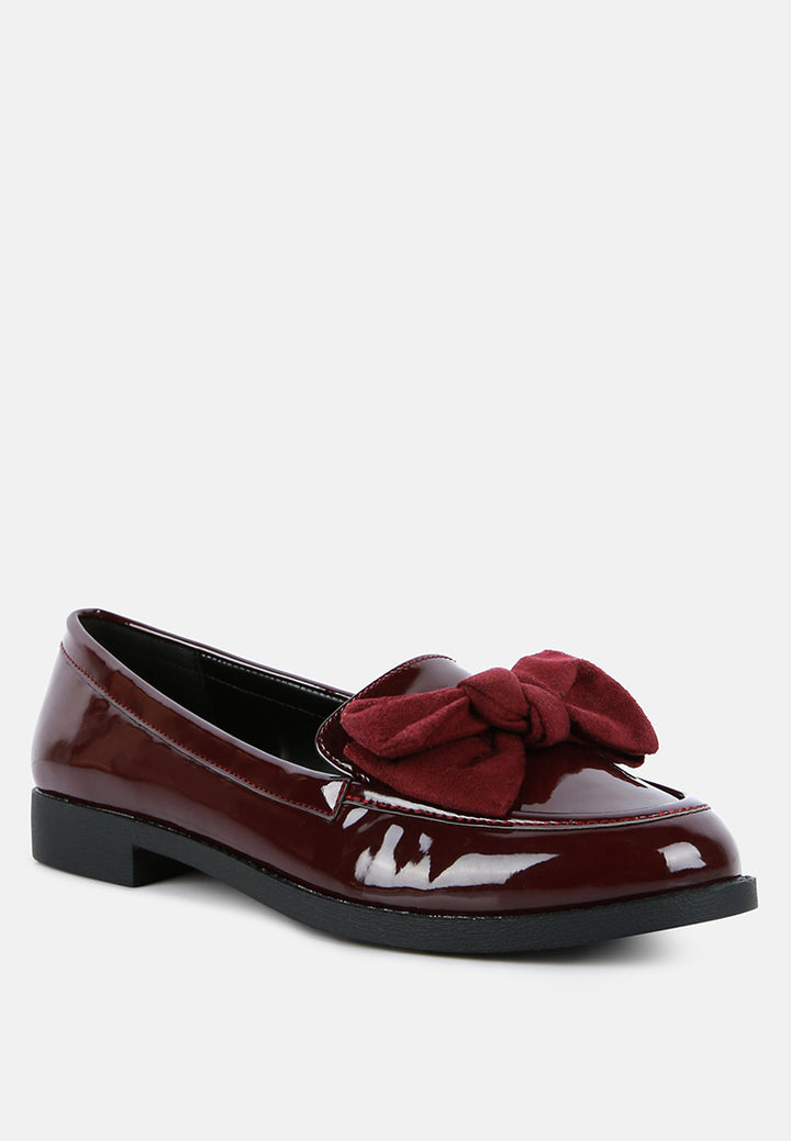 bowberry bow-tie patent loafers#color_burgundy