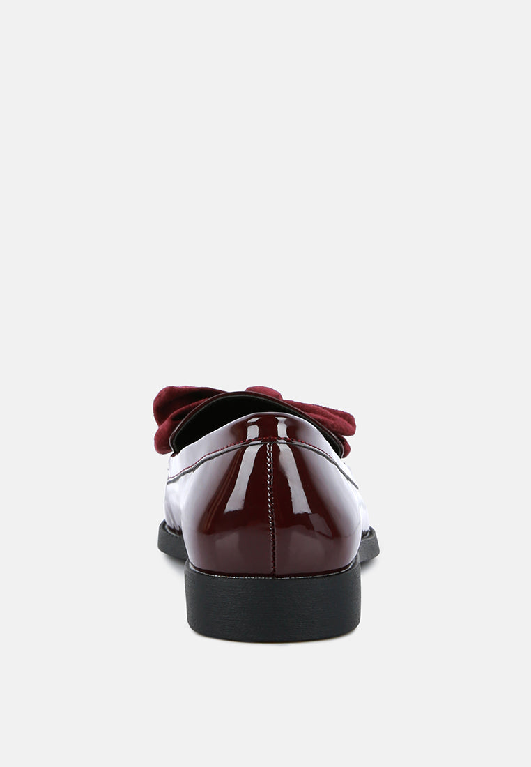 bowberry bow-tie patent loafers#color_burgundy