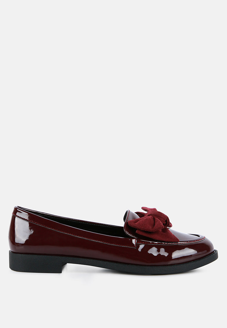 bowberry bow-tie patent loafers#color_burgundy
