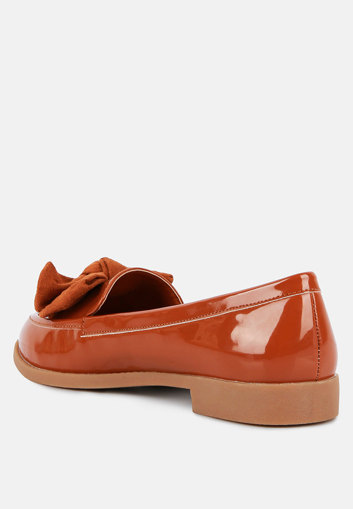 bowberry bow-tie patent loafers#color_tan