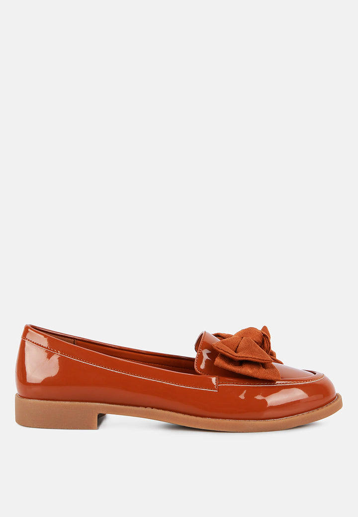 bowberry bow-tie patent loafers#color_tan