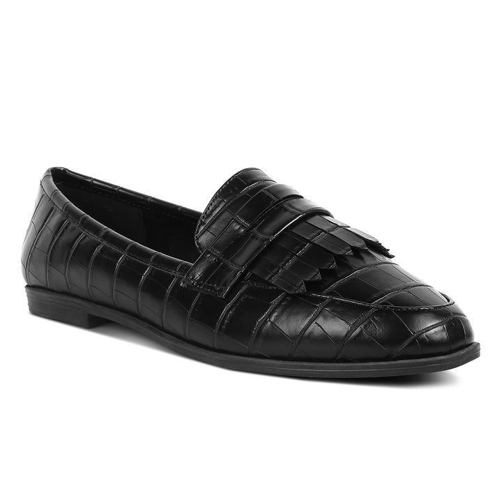 Black Patent PU Everyday Loafer