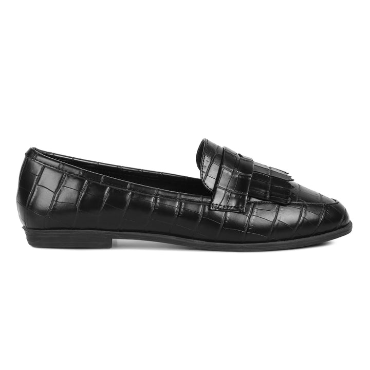 Black Patent PU Everyday Loafer