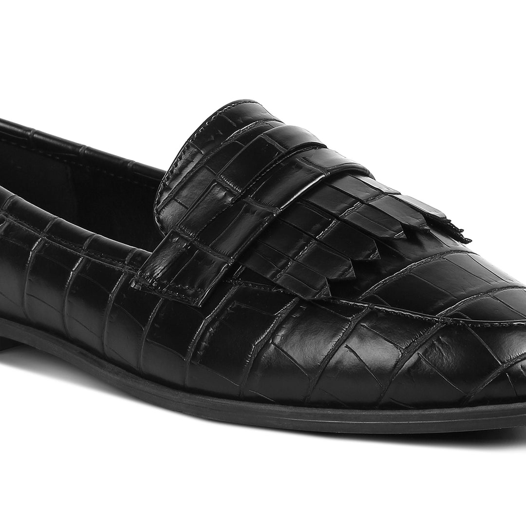 Black Patent PU Everyday Loafer