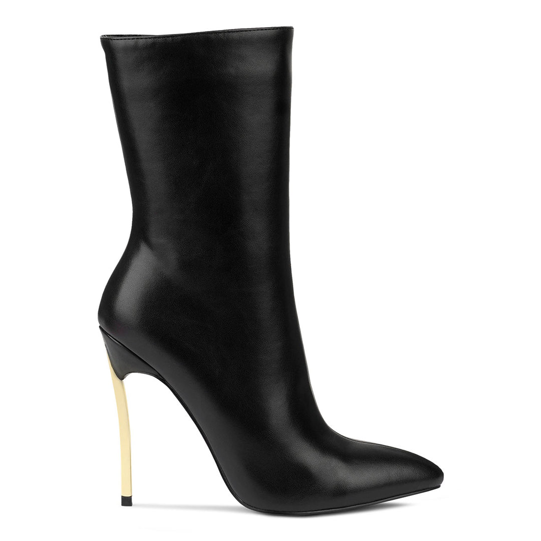 women ankle stiletto boot#color_black