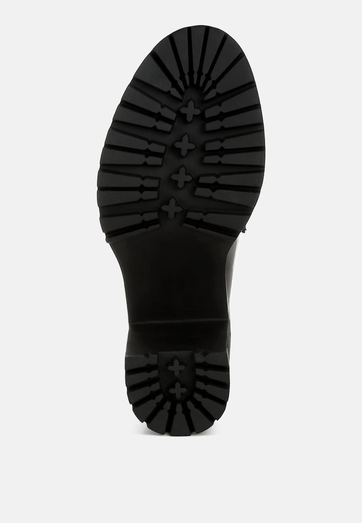 women block heeled chunky loafers#color_white