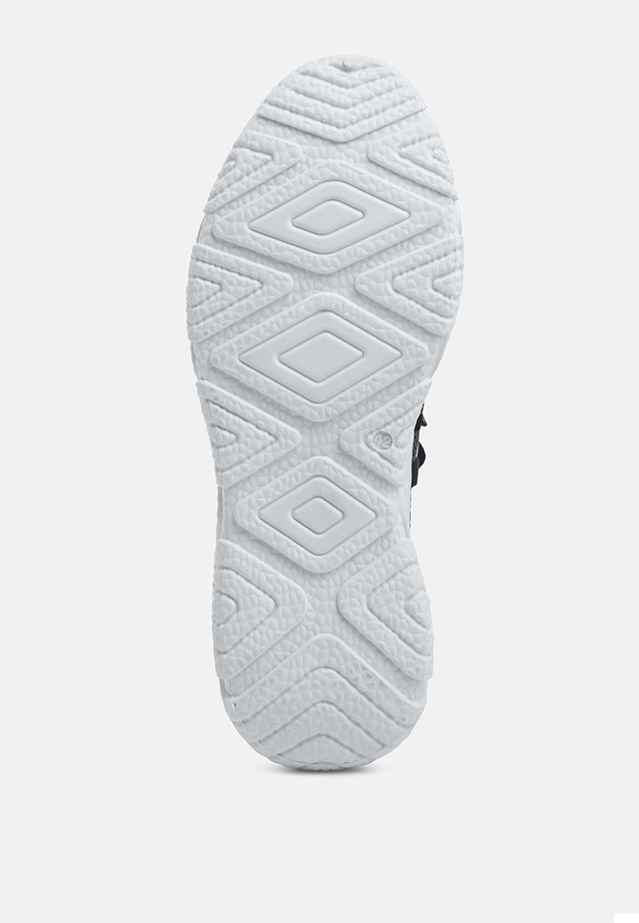 Men's Camouflage Knitted Lace-Up Running Trainers