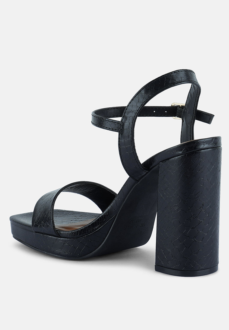 women high block heel sandal#color_black