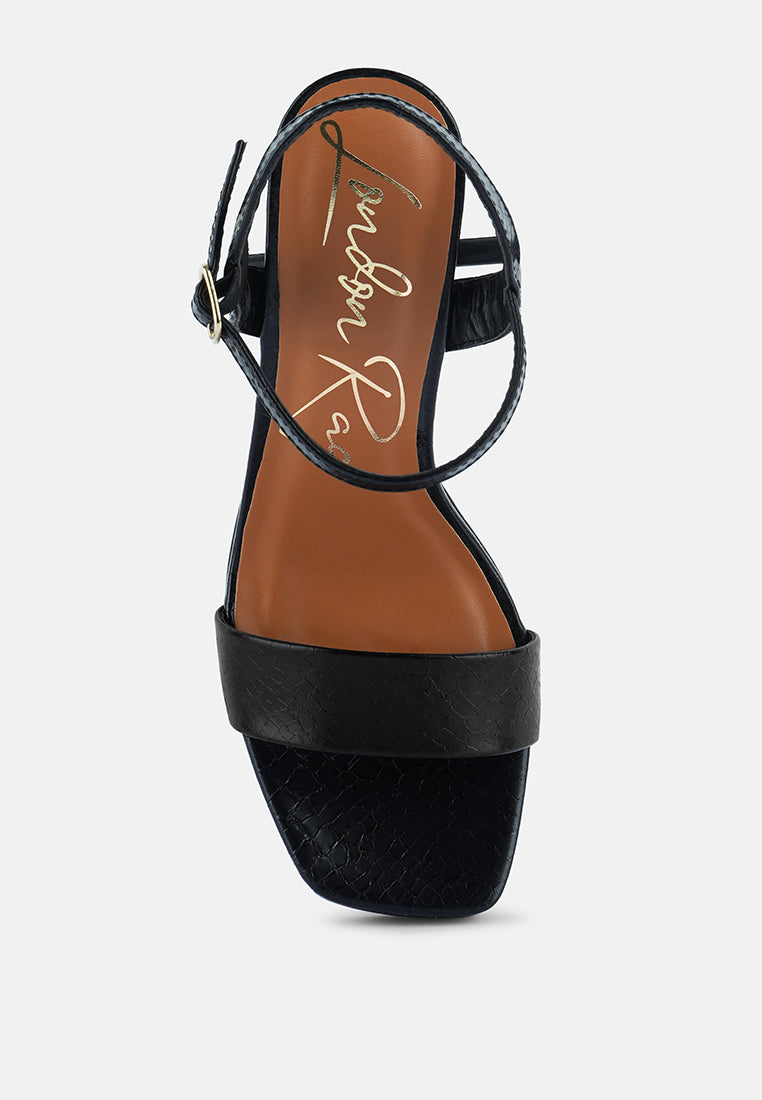 women high block heel sandal#color_black