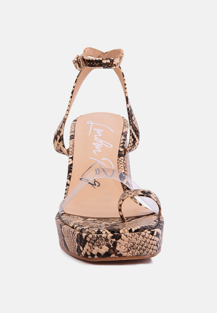 such flirt snake pattern block heeled sandals#color_macchiato