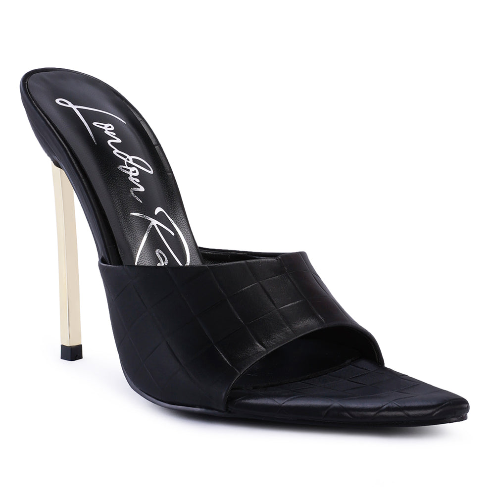 women bottoms up pointed high heel sandal#color_black