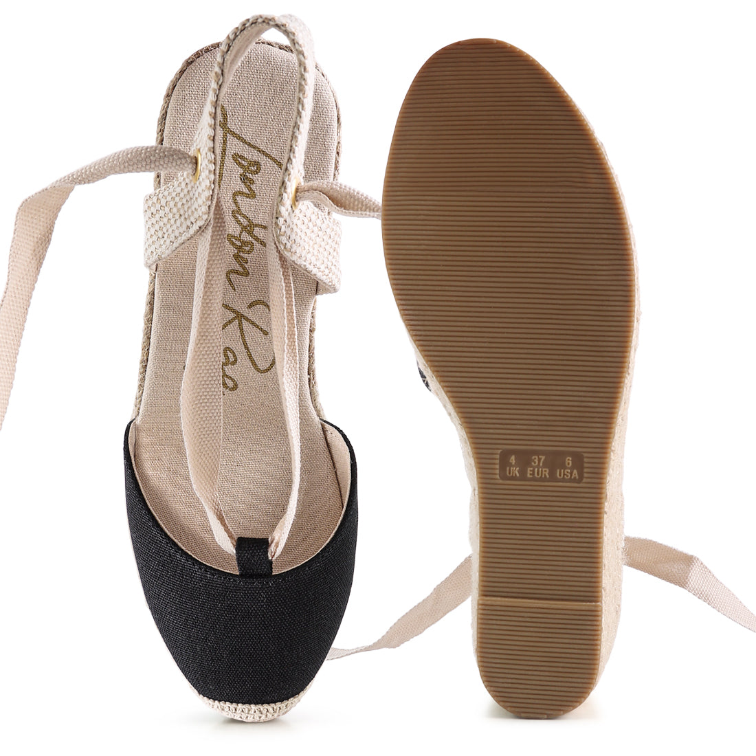 strappy wedge heel sandals#color_black