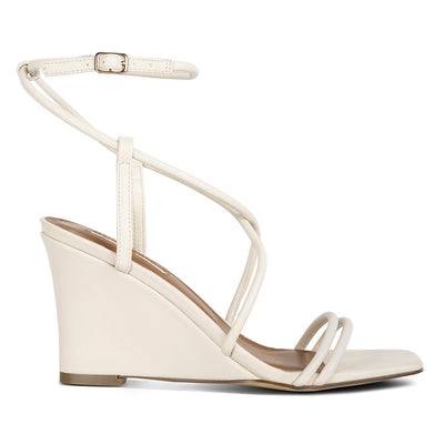 ankle strap wedge sandals#color_off-white