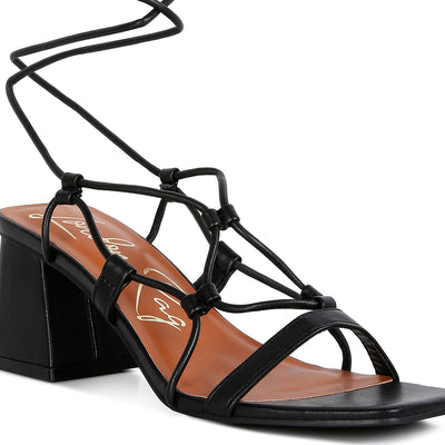 lace up block heeled sandal#color_black