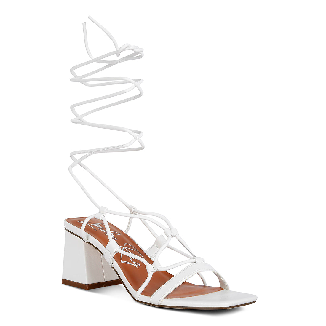 lace up block heeled sandal#color_white