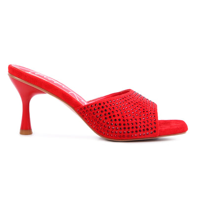 imprint diamante stud slip on sandals#color_red