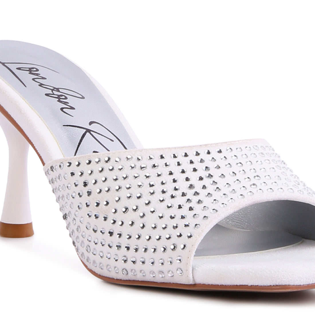 imprint diamante stud slip on sandals#color_white