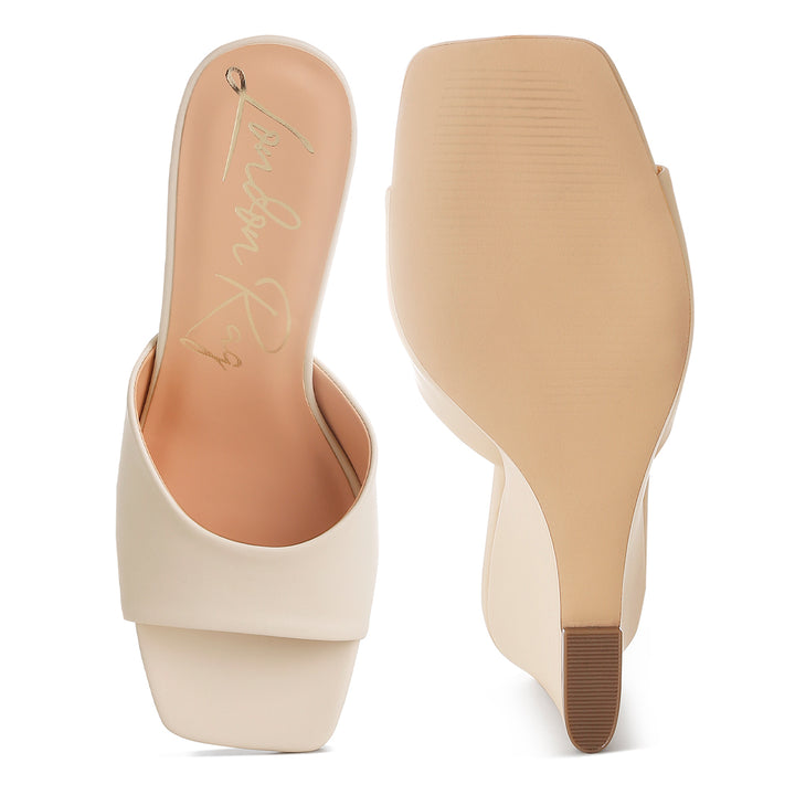 recycled faux leather wedge sandals#color_beige