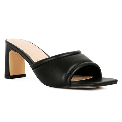 quilted block heeled sandals#color_black