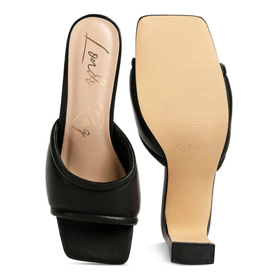 quilted block heeled sandals#color_black