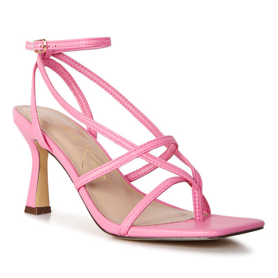 strappy ankle strap sandals#color_pink