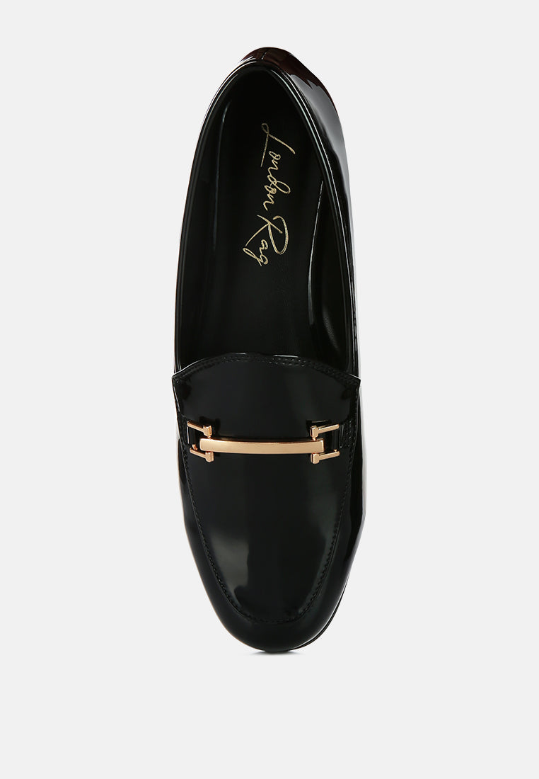 women semi casual loafers#color_black