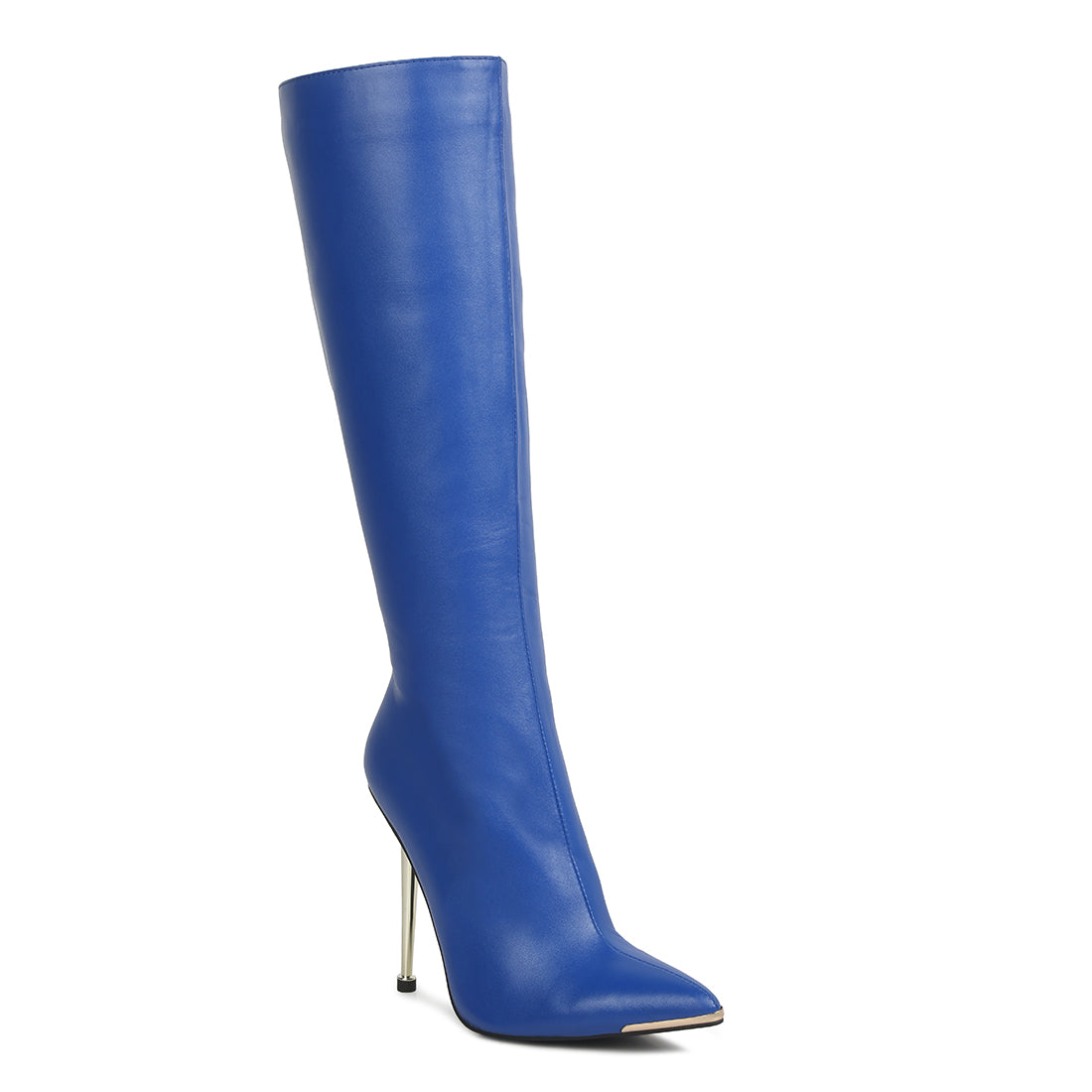 hale pointed heel calf boots#color_blue