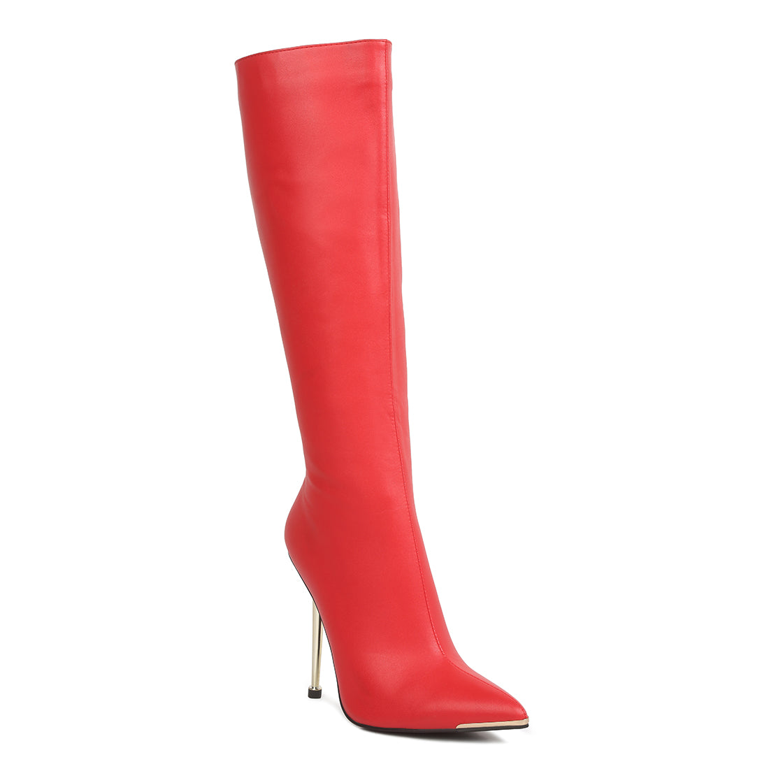 hale pointed heel calf boots#color_red