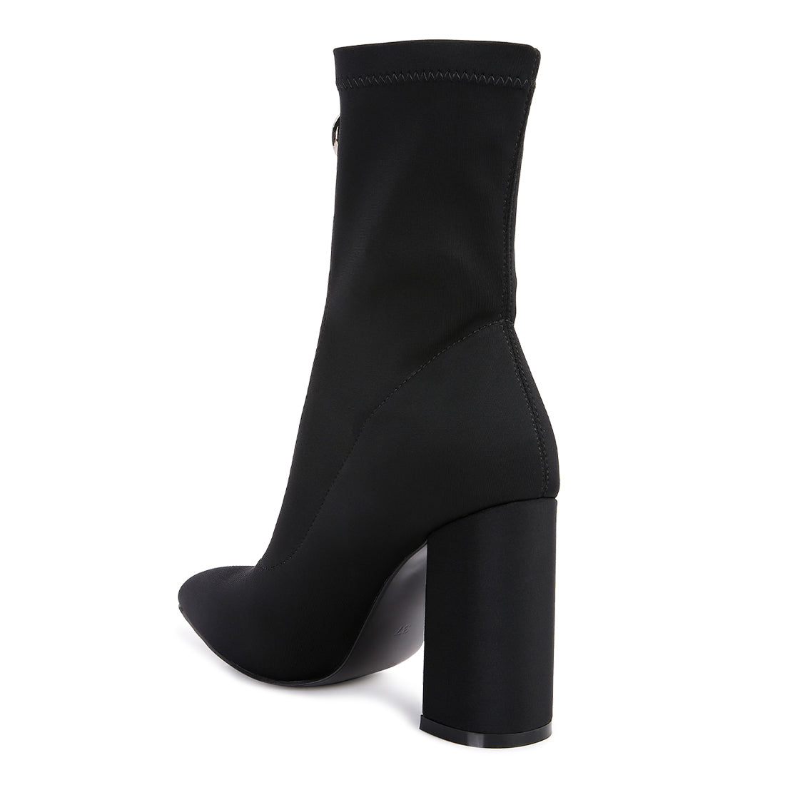 bobbettes block heeled ankle boot#color_black