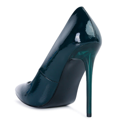 high heels pumps shoes#color_blue