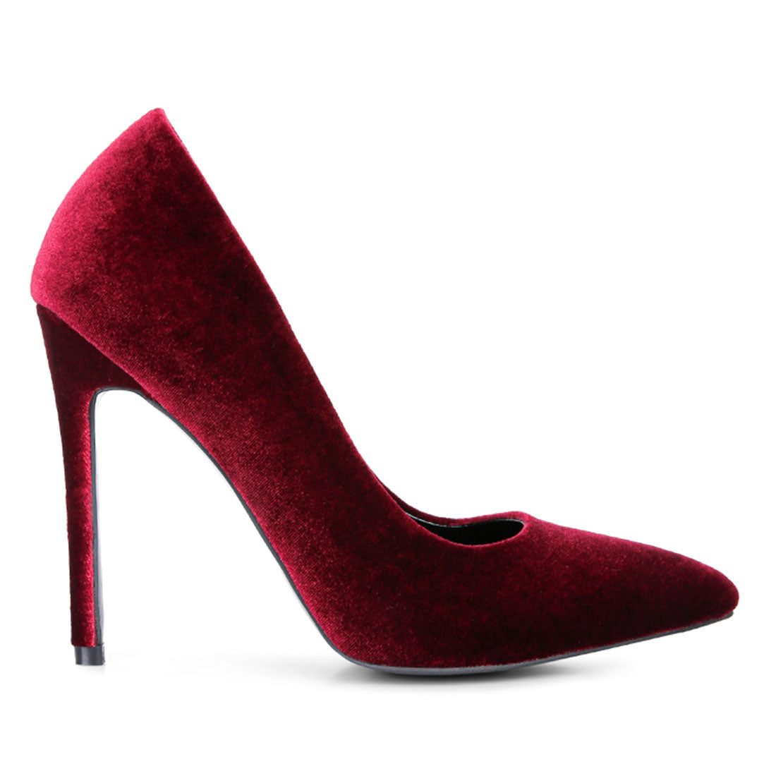 velvet high heeled sandals#color_burgundy