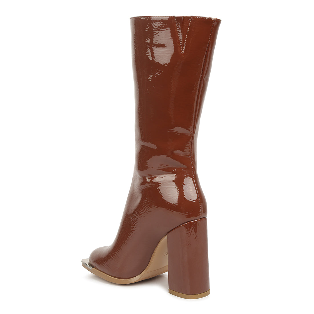 ankle heeled boots#color_brown