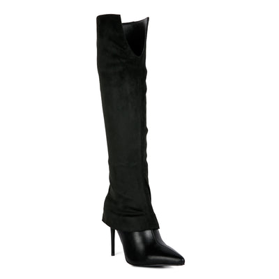 fifido high heeled boots#color_black