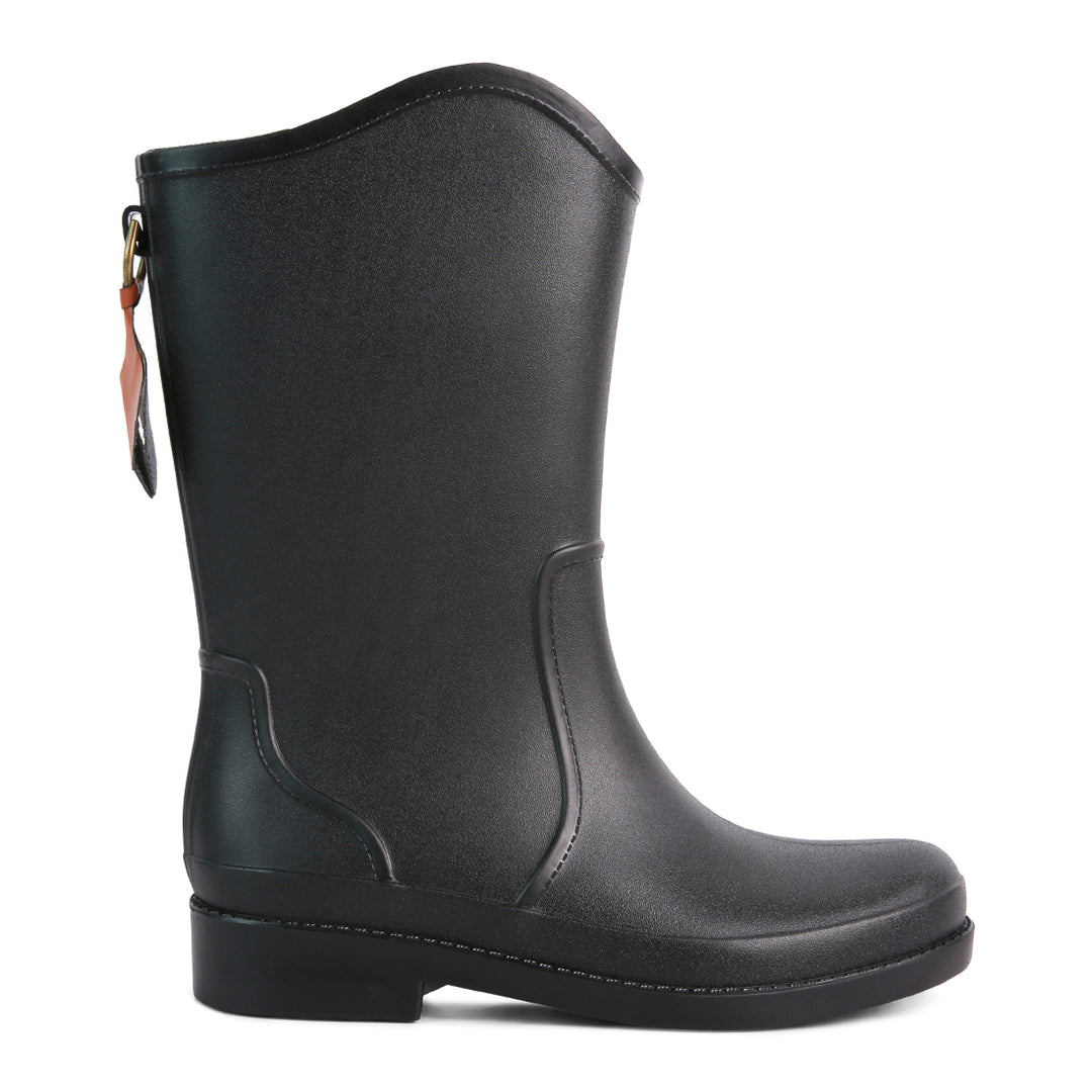 Black Stylish High Rainboots