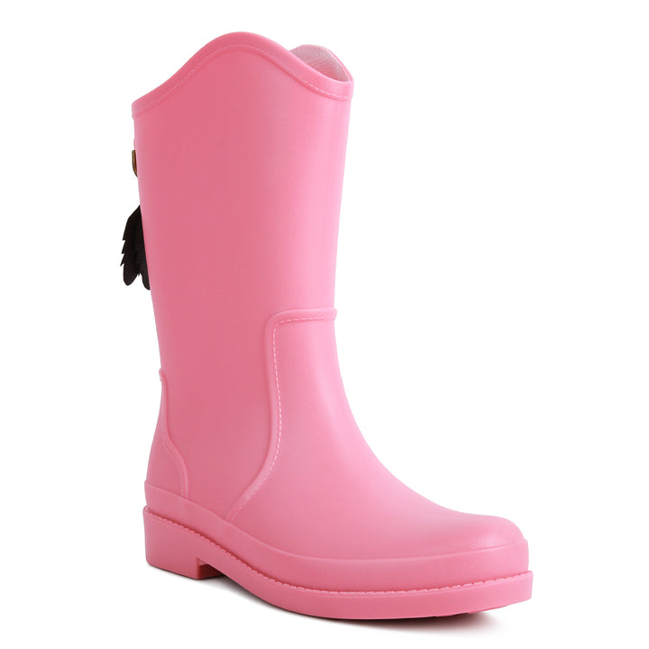 Pink Stylish High Rainboots