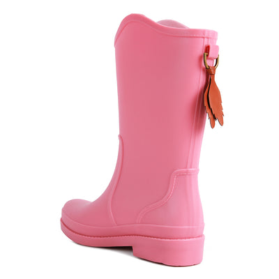 Pink Stylish High Rainboots