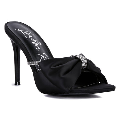 high heeled satin sandal#color_black