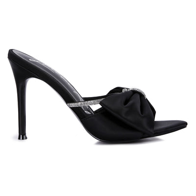 high heeled satin sandal#color_black