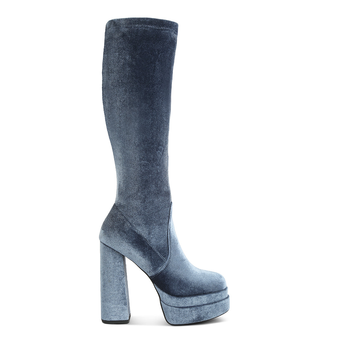 lazuli high block heel velvet boot#color_blue