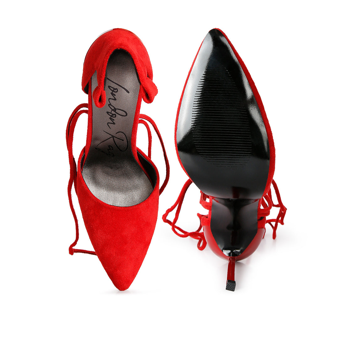 lace up heel sandals#color_red