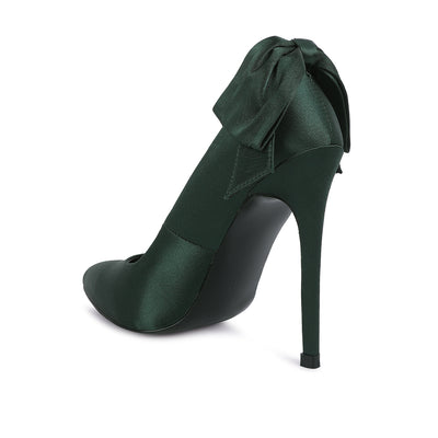 high heeled pump sandals#color_green