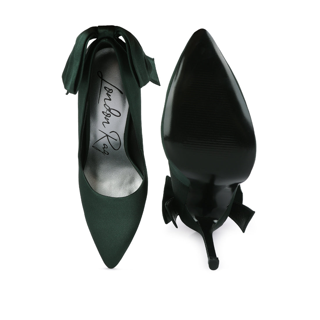 high heeled pump sandals#color_green