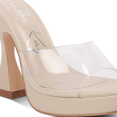 skyhigh clear strap block heel sandals#color_cream